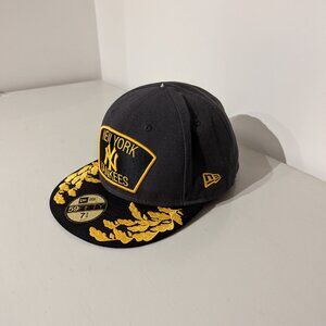 New Era MLB New York Yankees 59Fifty Fitted Cap – Black Gold, 7 5/8